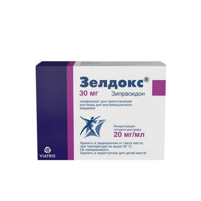 Зелдокс 30 мг, лиофилизат