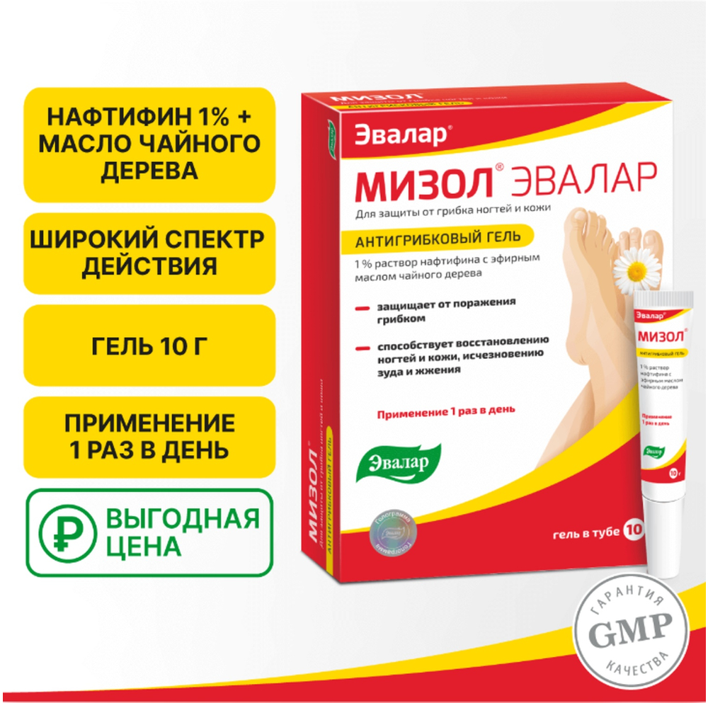 Мизол гель 10г
