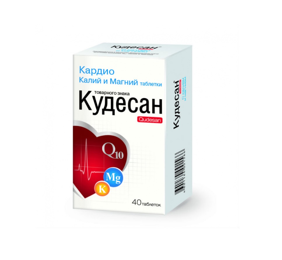 Кардио калий магний таблетки №40 Кудесан