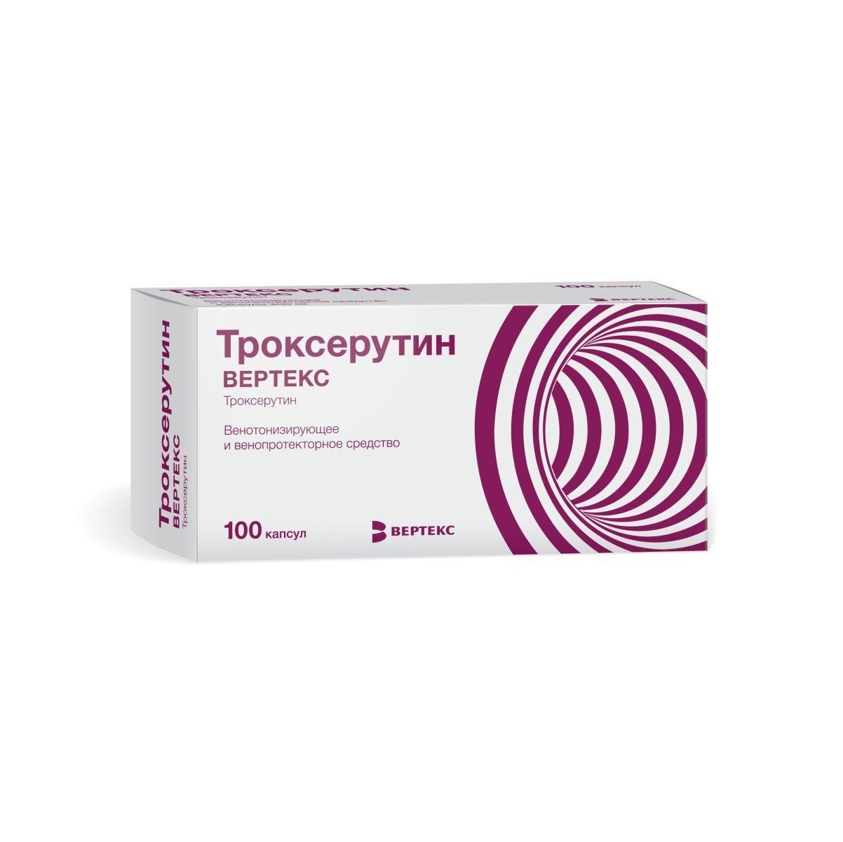Троксерутин-Вертекс капсулы 300мг № 100