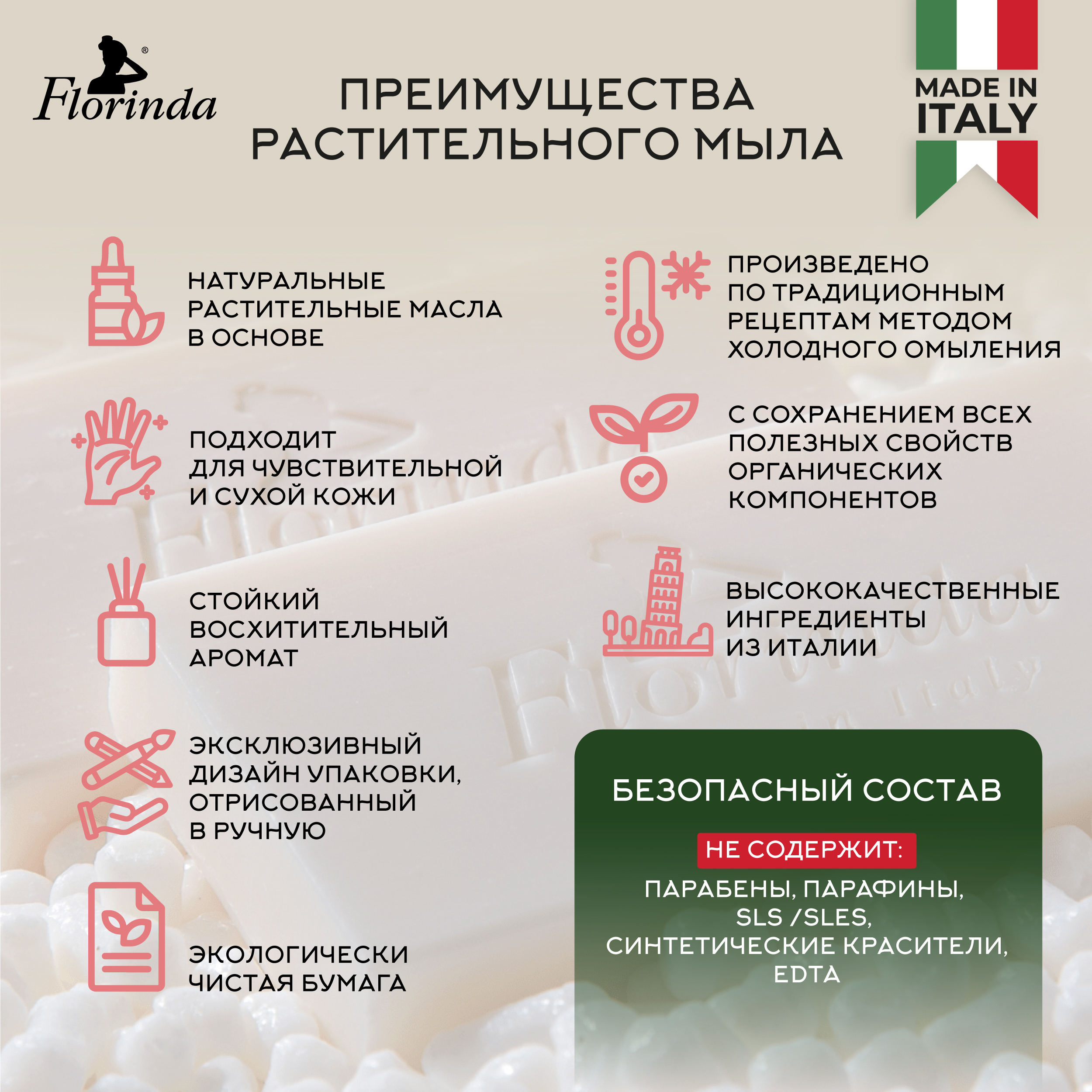 Флоринда мыло гуава 100г