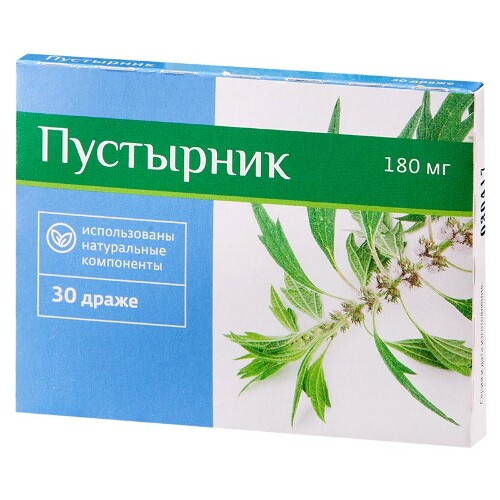 Биокор пустырник драже 180мг № 30
