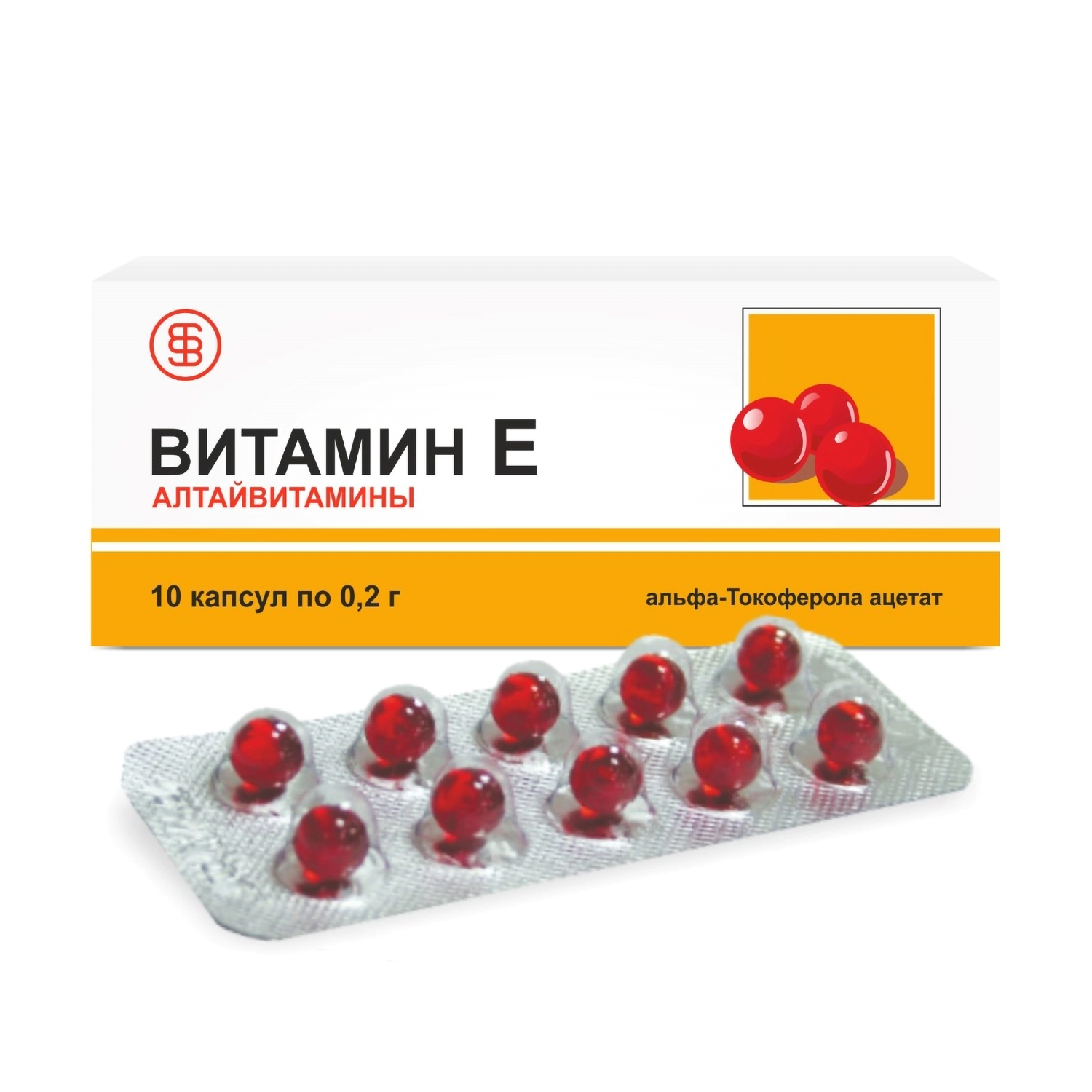 Витамин е алтайвитамины капсулы массой 0,2г № 10