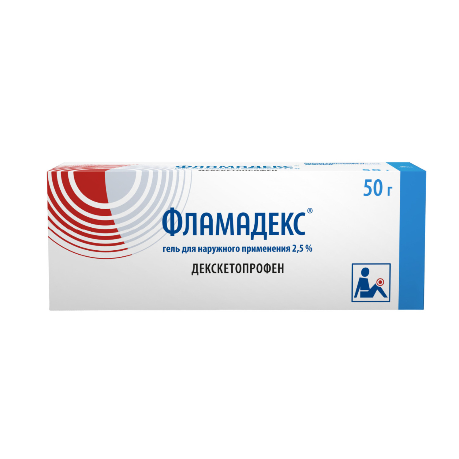 Фламадекс гель для наружного применения 2,5% 50г