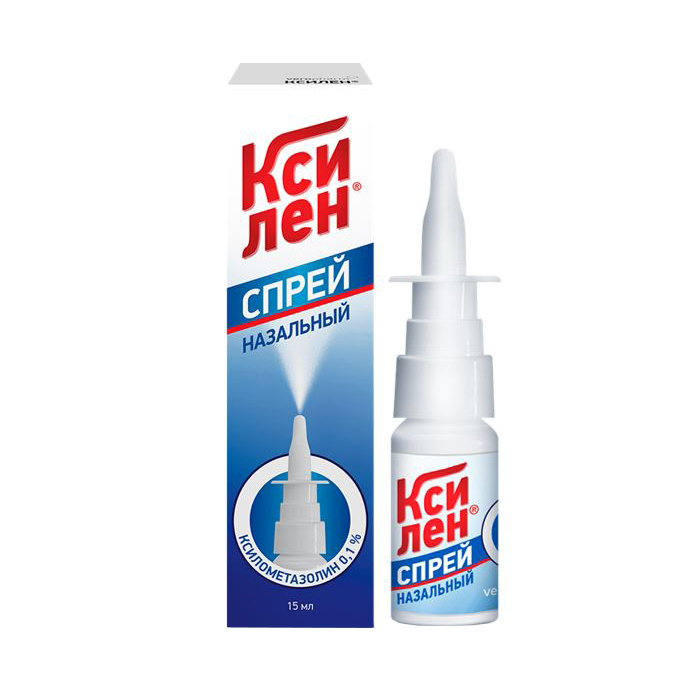 Ксилен спрей назальный 0,1% с помпой 15мл