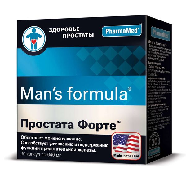 Менс-Формула Простата Форте капсулы № 30