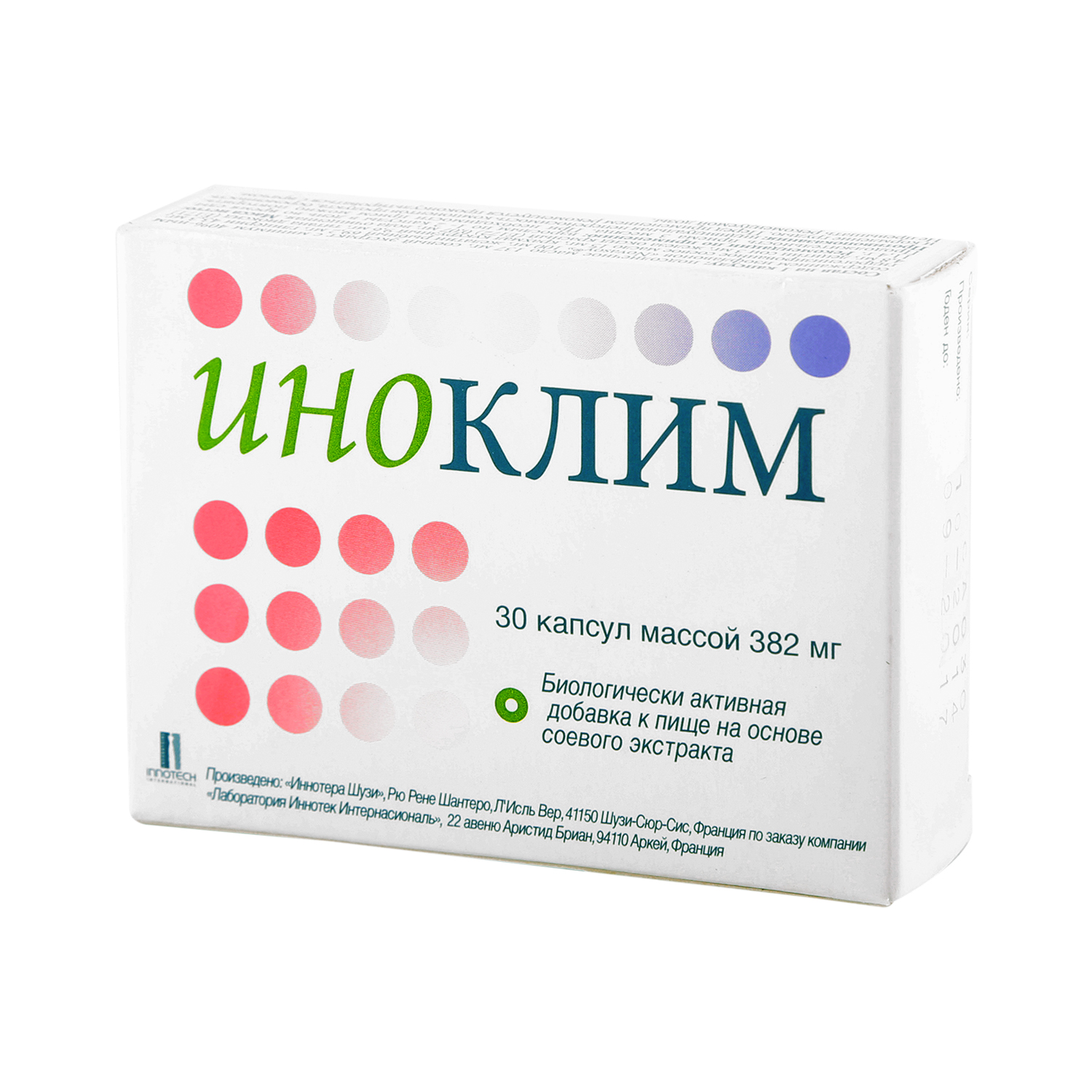 Иноклим капсулы 382мг №30