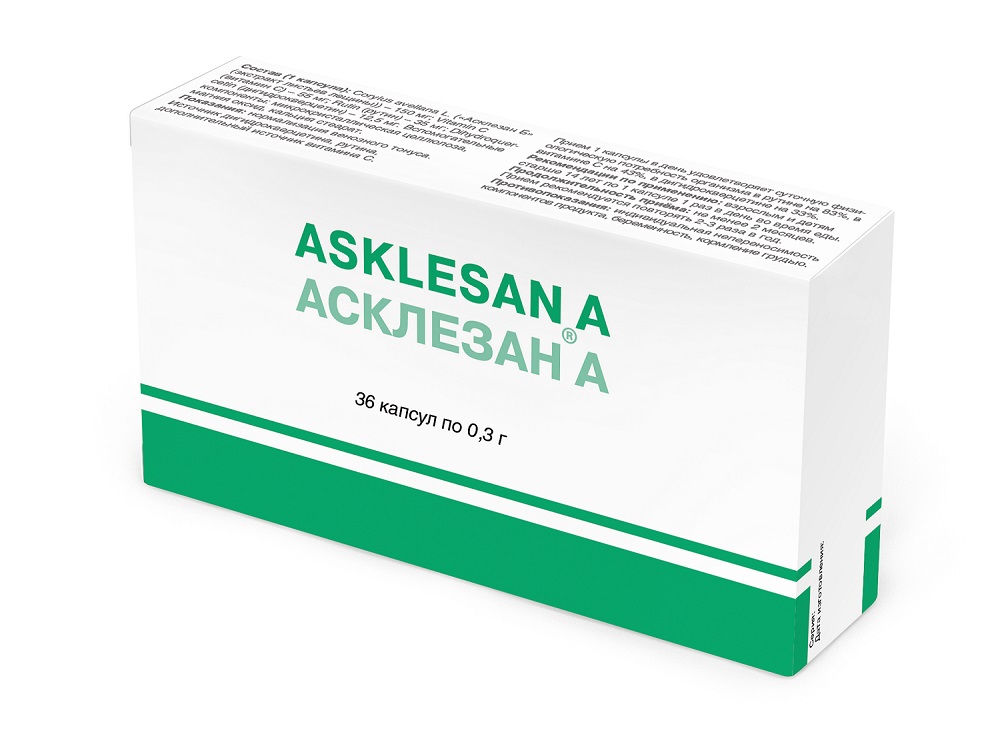Асклезан А капсулы 0,3г №36