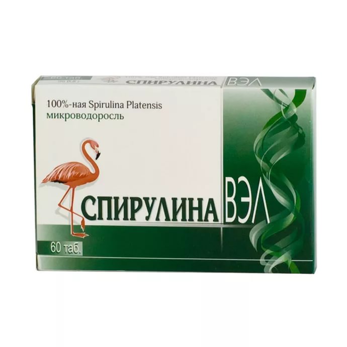 Спирулина ВЭЛ таблетки №60