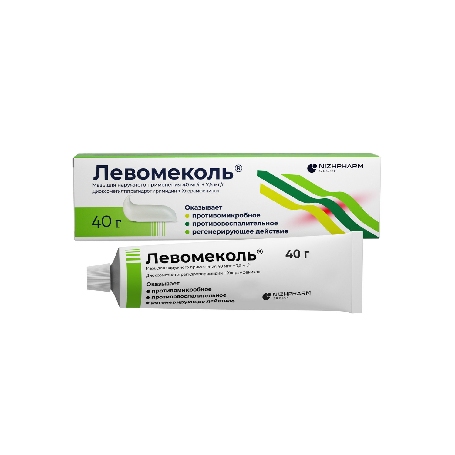Левомеколь мазь 40г