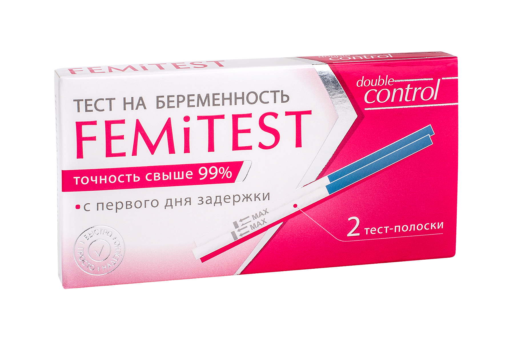 Фемитест Дабл тест для определения беременности № 2