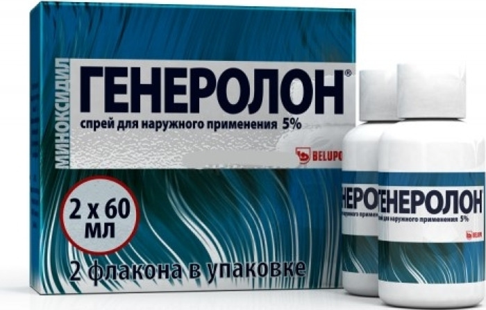 Генеролон спрей для наружного применения 5% флакон 60мл № 2