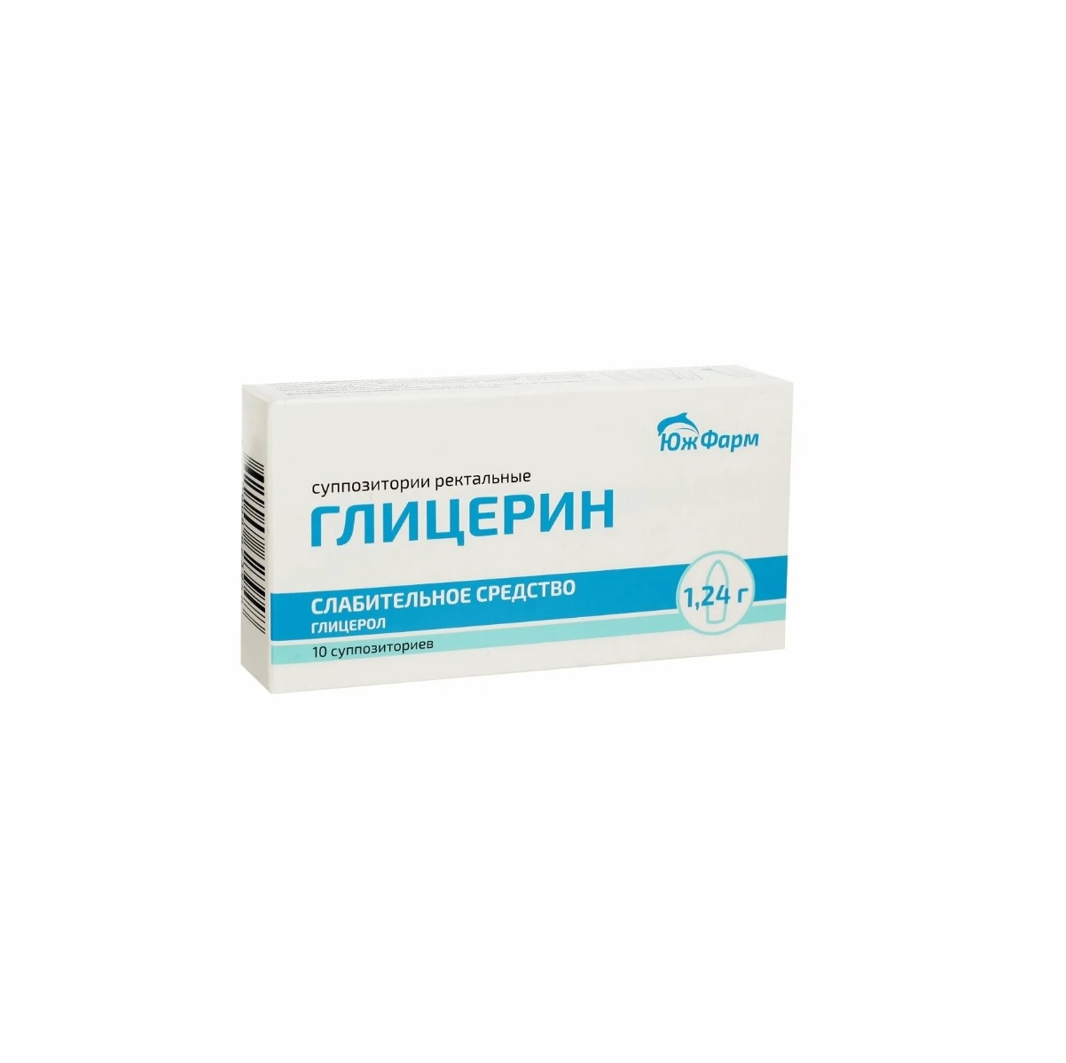 Глицерин суппозитории ректальные 1,24г № 10
