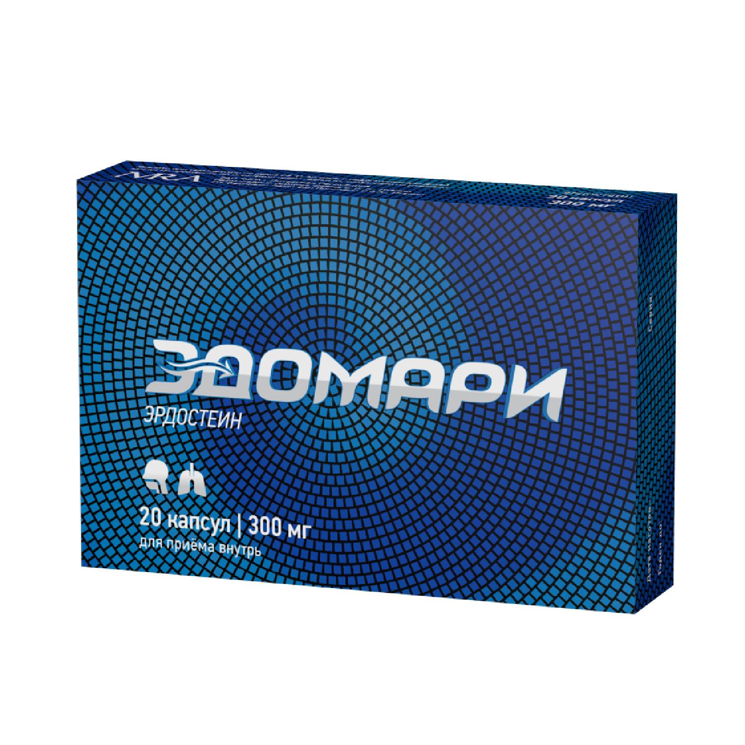 Эдомари капсулы 300мг № 20