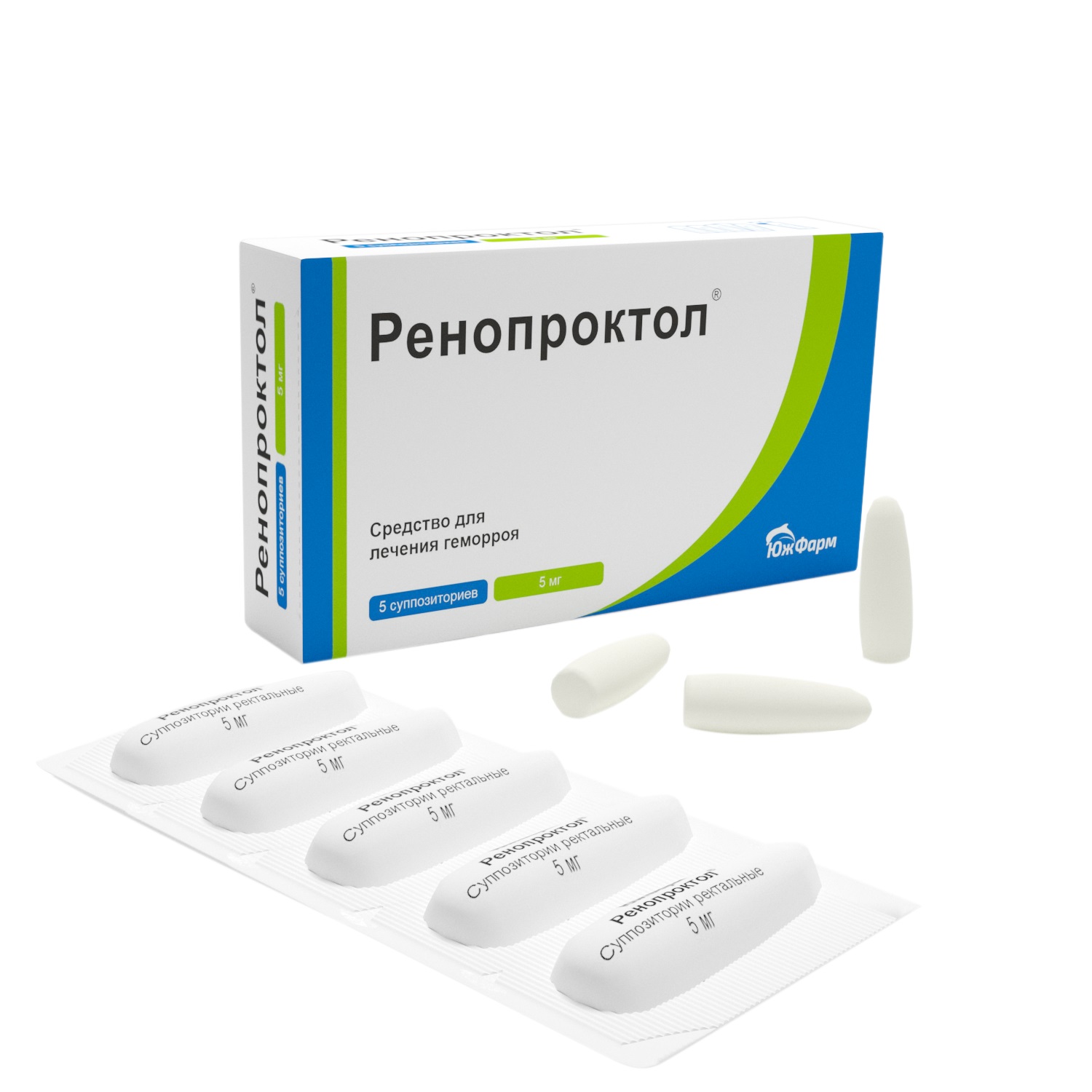Ренопроктол суппозитории ректальные 5мг № 10