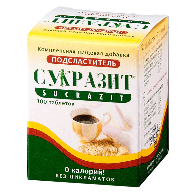 Сукразит заменитель сахара таблетки №300