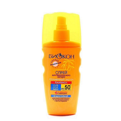 Биокон спрей для безопасного загара SPF50 160мл 240046