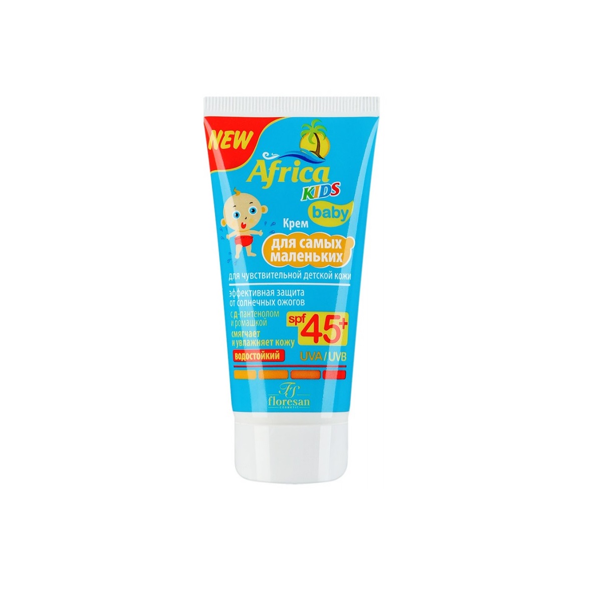 Флоресан крем Африка Кидс для самых маленьких для чувствительной кожи SPF45+ 50мл 411