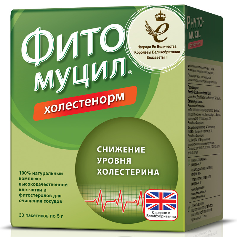 Фитомуцил Холестенорм порошок 5г №30